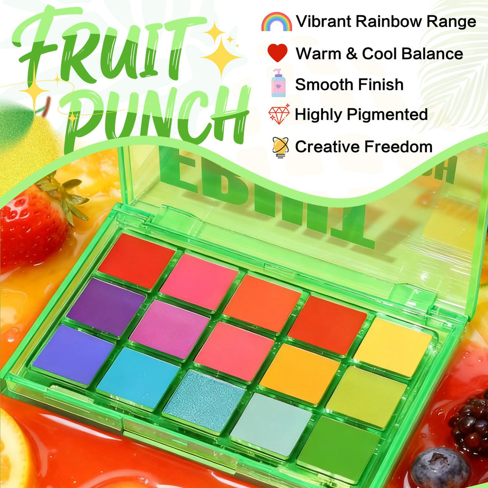 UCANBE Fruta Punch muestras de colores vivos para difuminar fácilmente