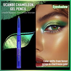 UCANBE lapiz gel camaleon delineado con brillo metalico para look audaz