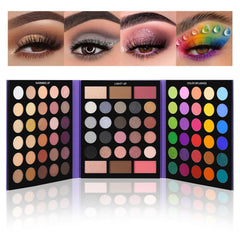 UCANBE Paleta Listo para Todo, 86 sombras para crear looks versátiles.