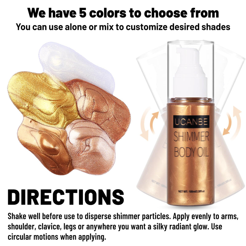 UCANBE Luminador Líquido Bronceador: aporta brillo sutil y textura ligera sin grasa.