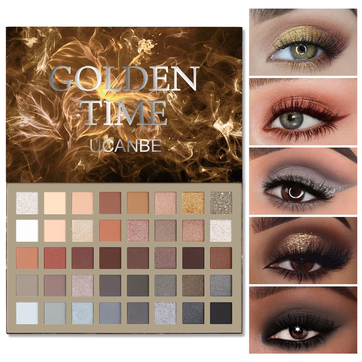 ucanbe paleta nude 40 colores para looks naturales y definidos