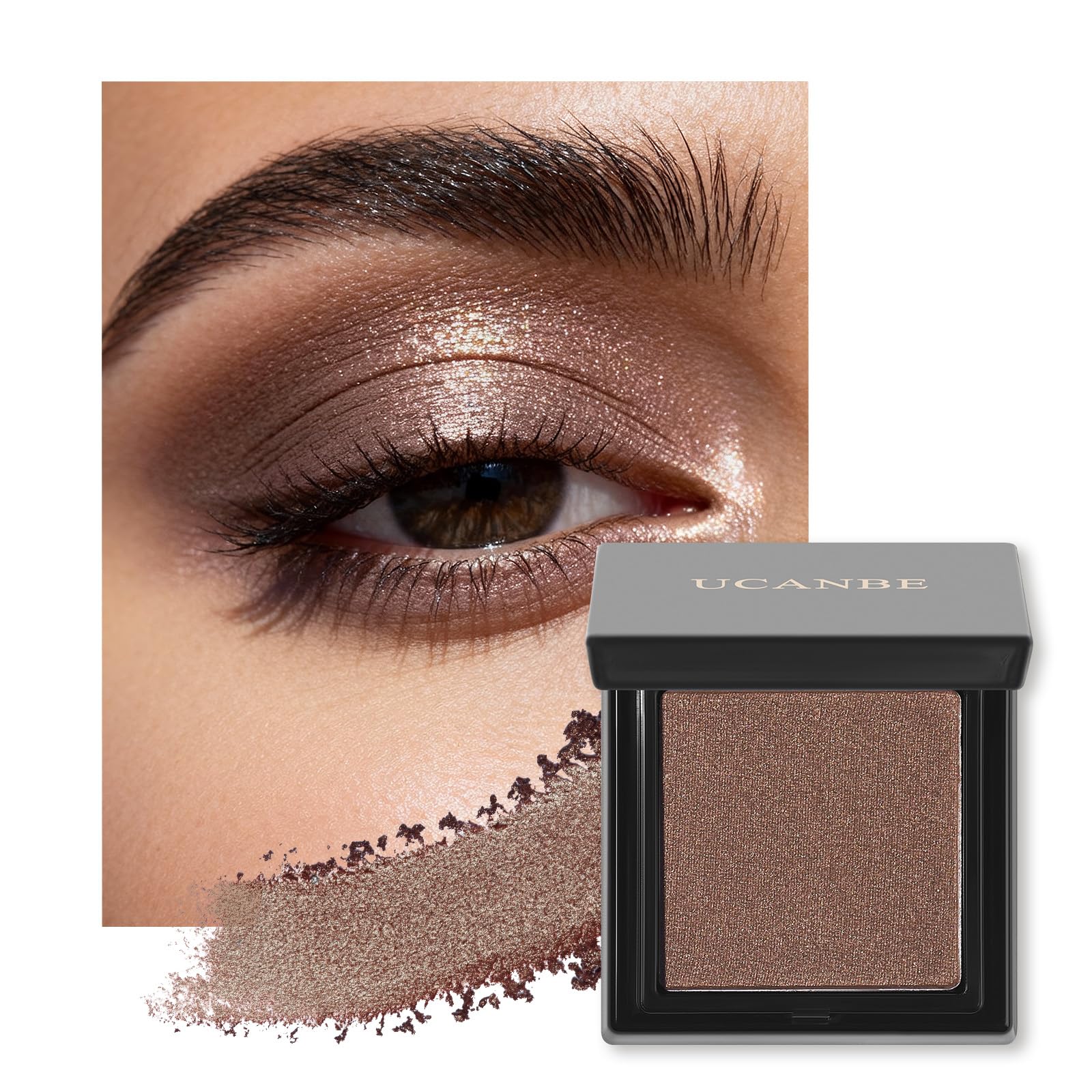 UCANBE Tapestry Taupe: paleta portátil para maquillajes versátiles con tonos suaves.