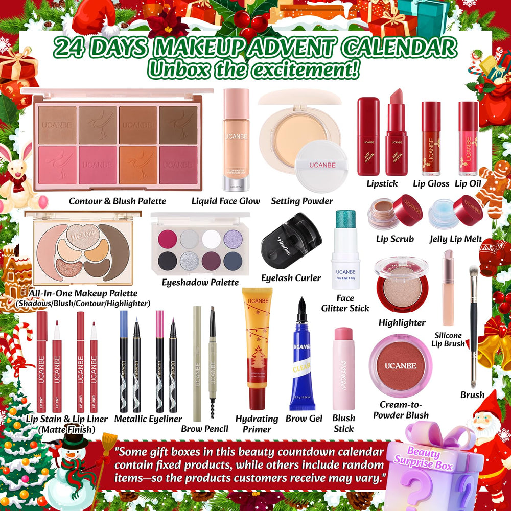 Paletas de sombras de ojos UCANBE para crear looks variados.