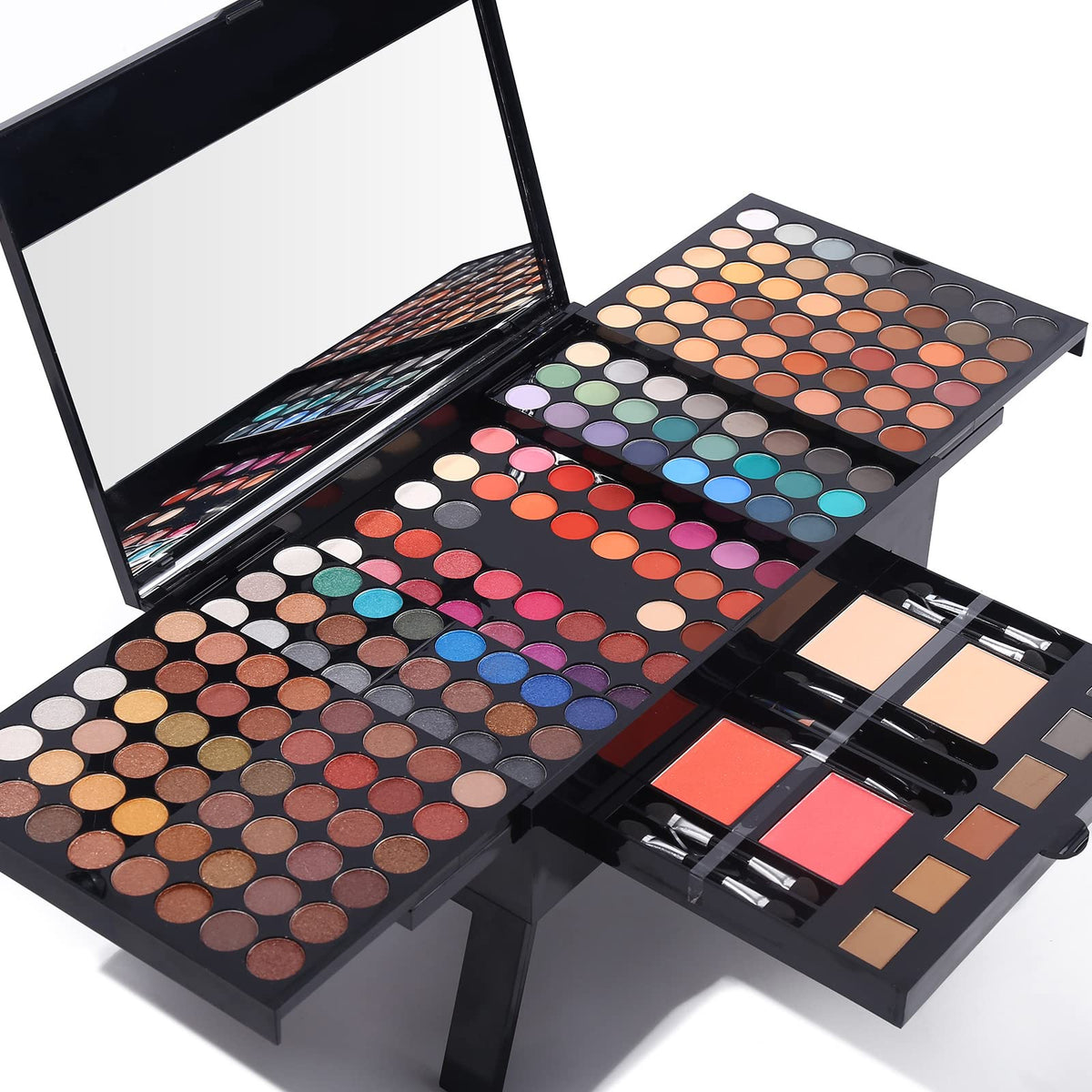 UCANBE palette-yeux-190 couleurs: large choix pour des looks variés et professionnels.