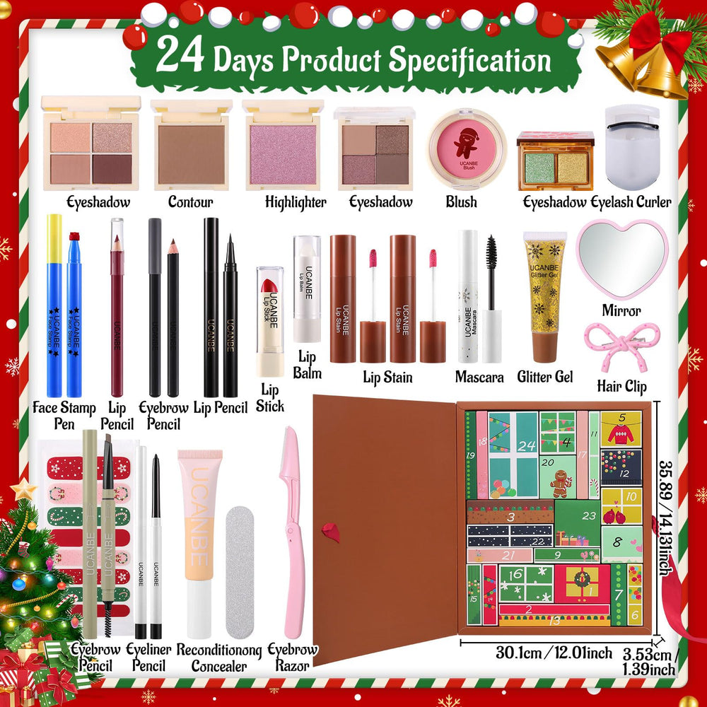 UCANBE set regalo maquillaje Navidad, sorprende con variedad de productos para brillar