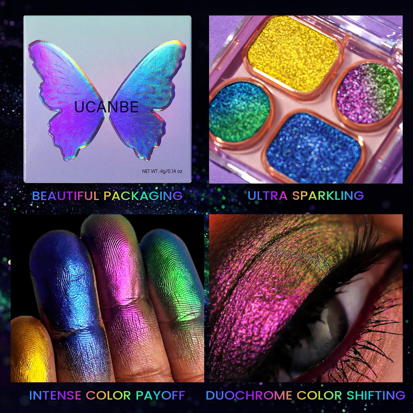 UCANBE Fiesta y festivales: brillo intenso para fotos con iluminación de escenario.