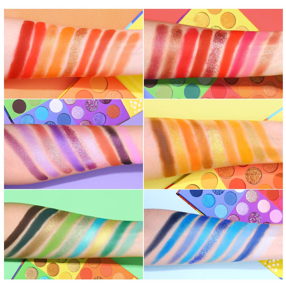 UCANBE Splashy Candies sombras cremosas con shimmer para realzar ojos