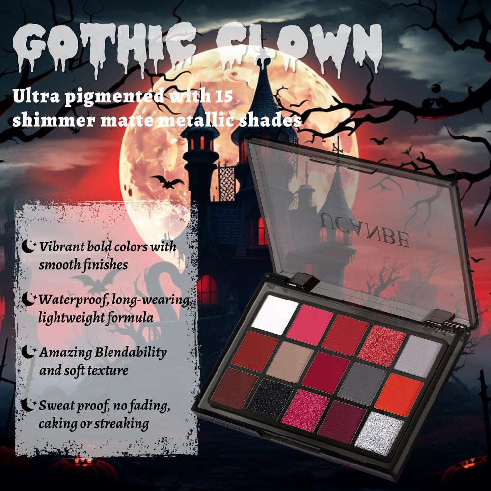 UCANBE sombras grises y plateadas con acabado mate y glitter
