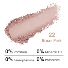 UCANBE sombras mate rosa polvoriento para uso diario.