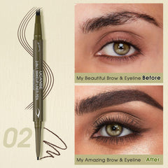 UCANBE cejas con 4 puntas para trazos de pelo natural.