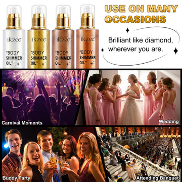 UCANBEMA Brillo Verano Sutil: ideal para fiestas, playa y eventos.