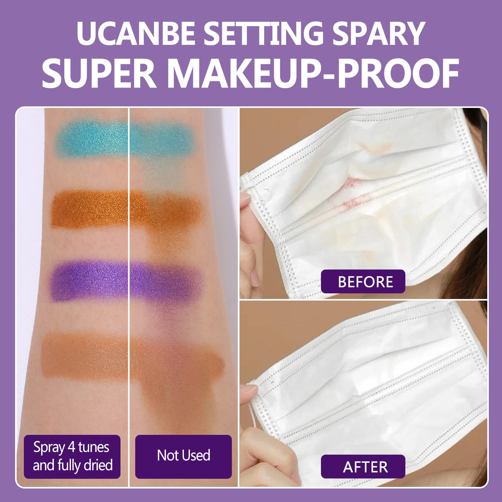 UCANBEMAKEUP esponja puff para retoques suaves.