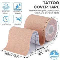 uddefineit cinta cobertura tatuaje resistente al sudor ideal para entrenar