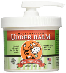 Udder Balm The Happy Cow: botella con dosificador para hidratación rápida de la piel