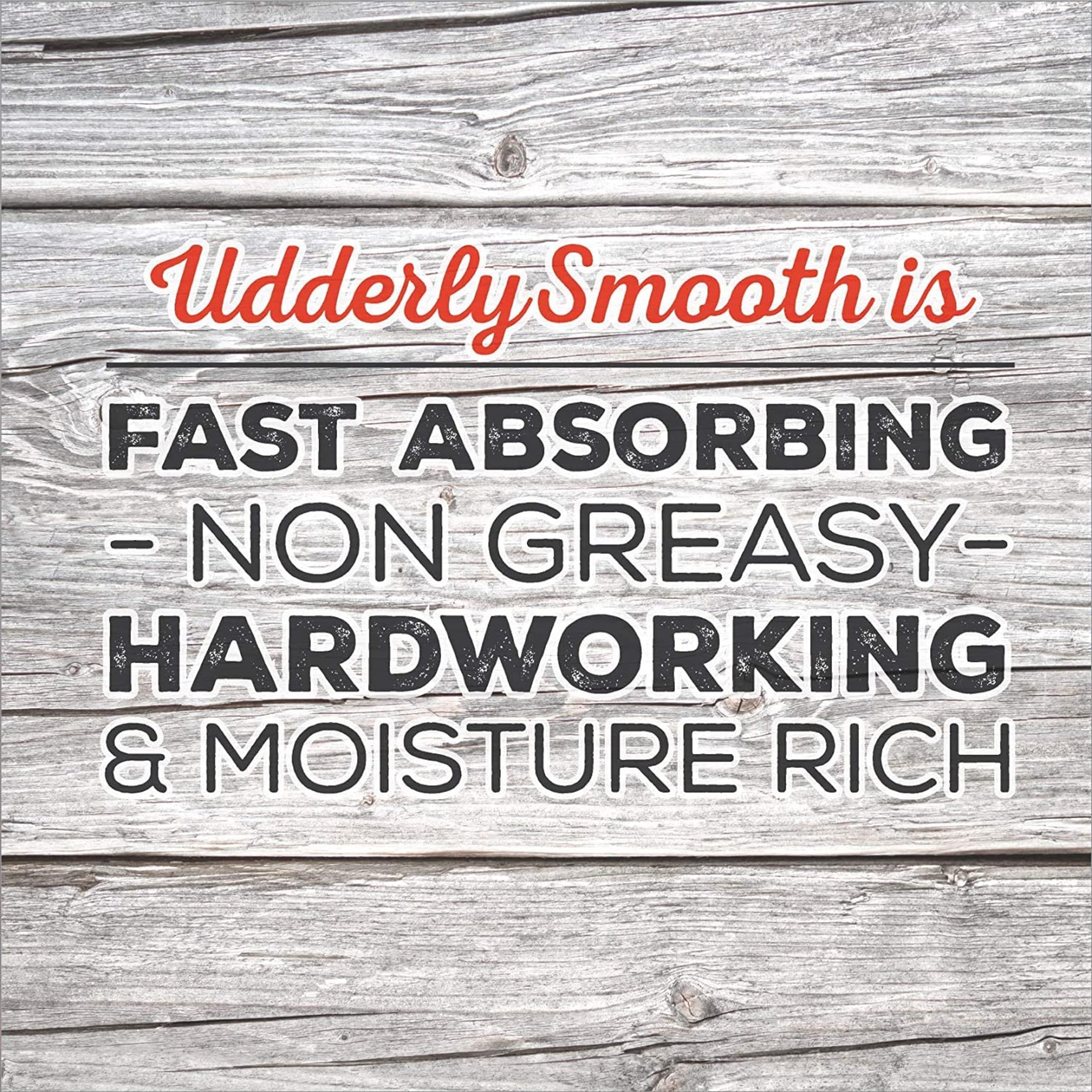 Textura ligera a base de agua de Udderly Smooth para absorción rápida