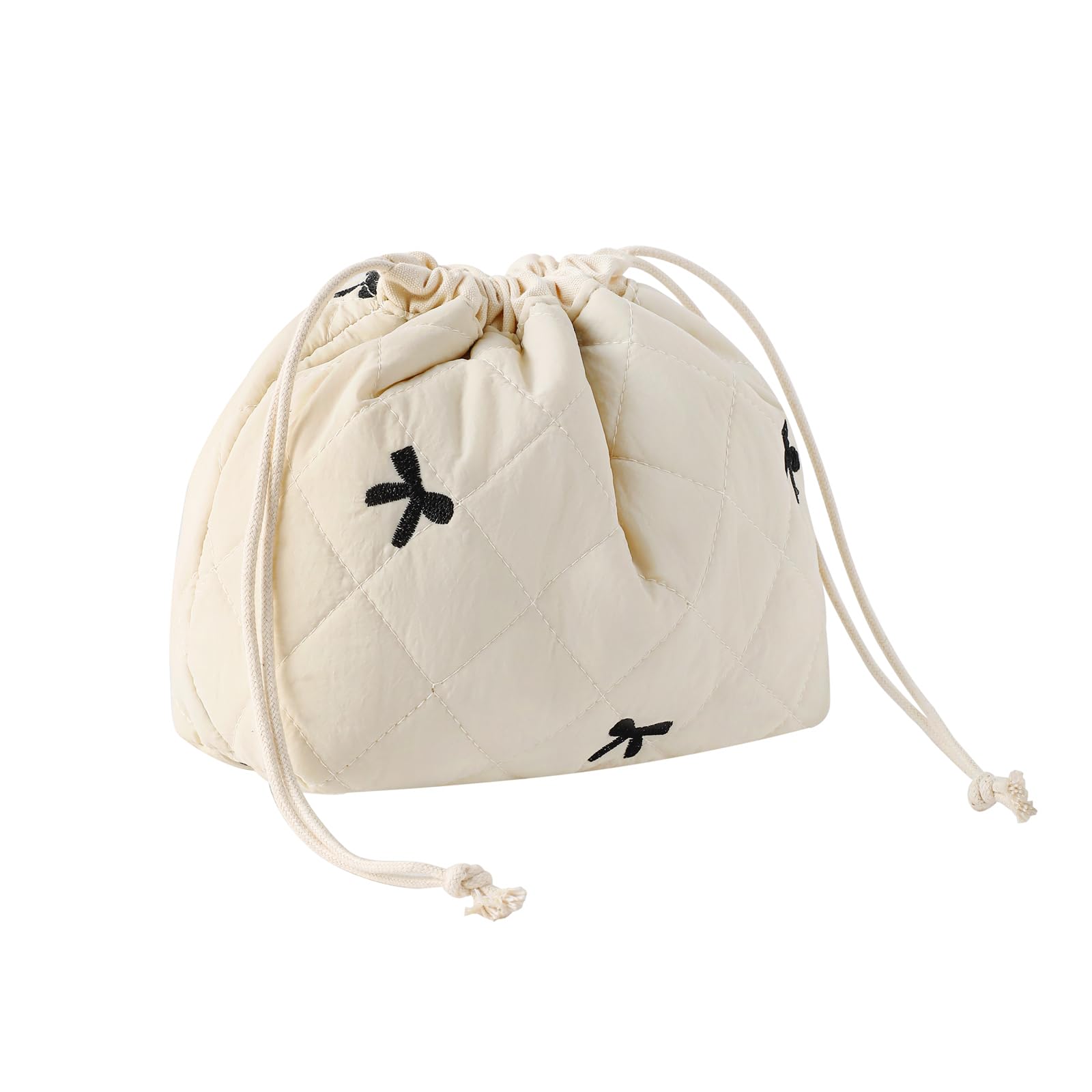 bolsa maquillaje uekeboag con algodón acolchado y forro de lona, ideal para viajes