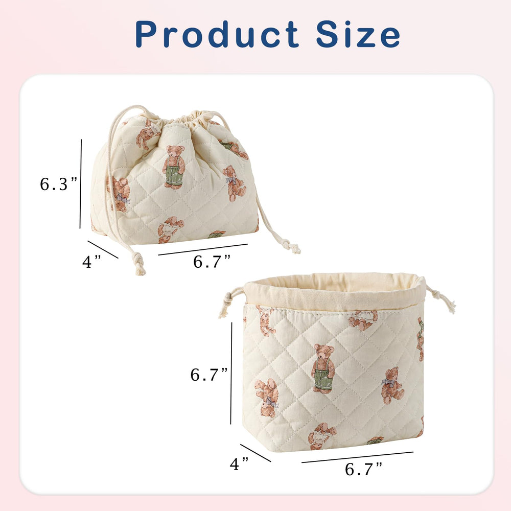 Cosmetiquera floral coqueta de uekeboag, diseño a la moda para uso diario.