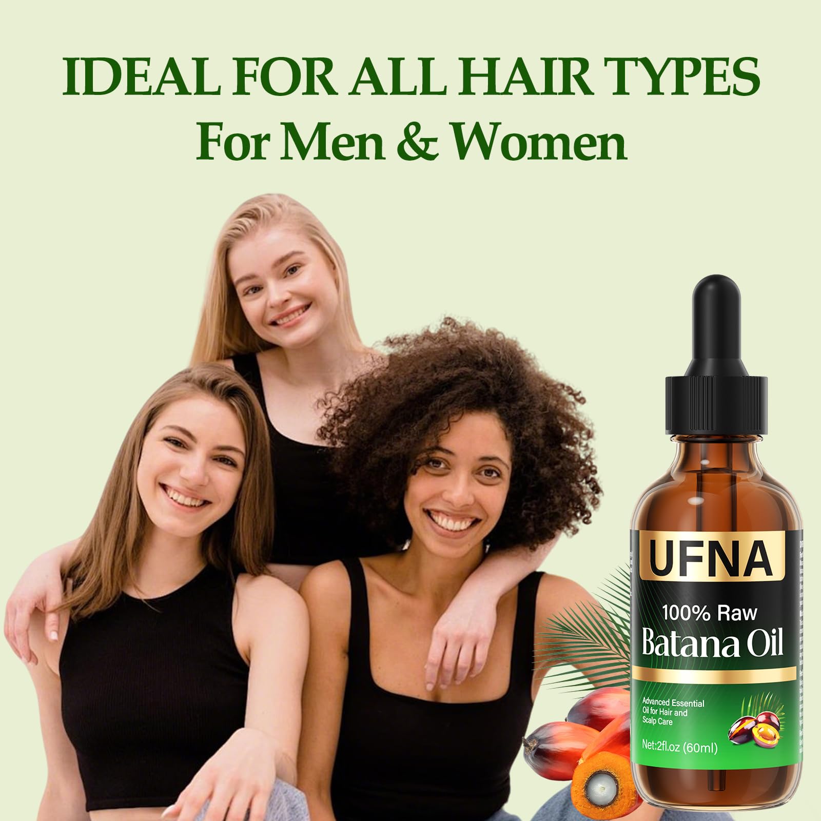 UFNA Batana Oil flacon 60ml – format pratique.