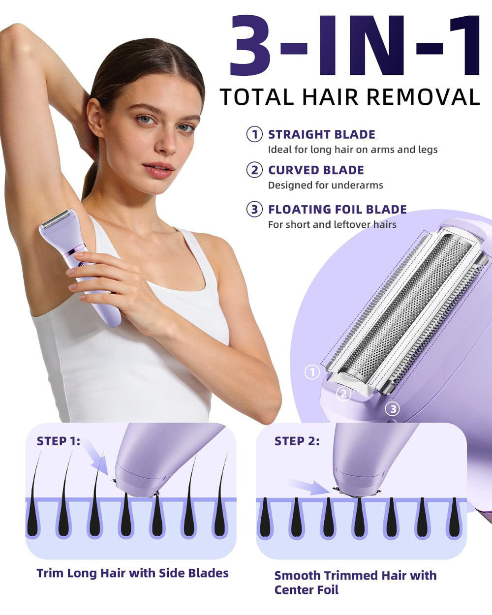 Ufree Bikini Trimmer regalo-para-ella, diseño elegante y práctico.