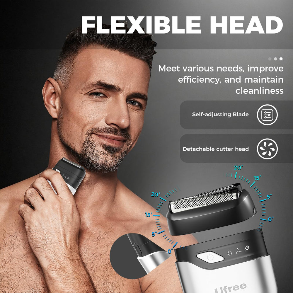 Ufree cabezal-dual-foil: dos láminas que ofrecen afeitado suave.