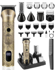 Ufree cortabarba 7 cabezas: versatilidad para barba y cabello en un solo equipo.