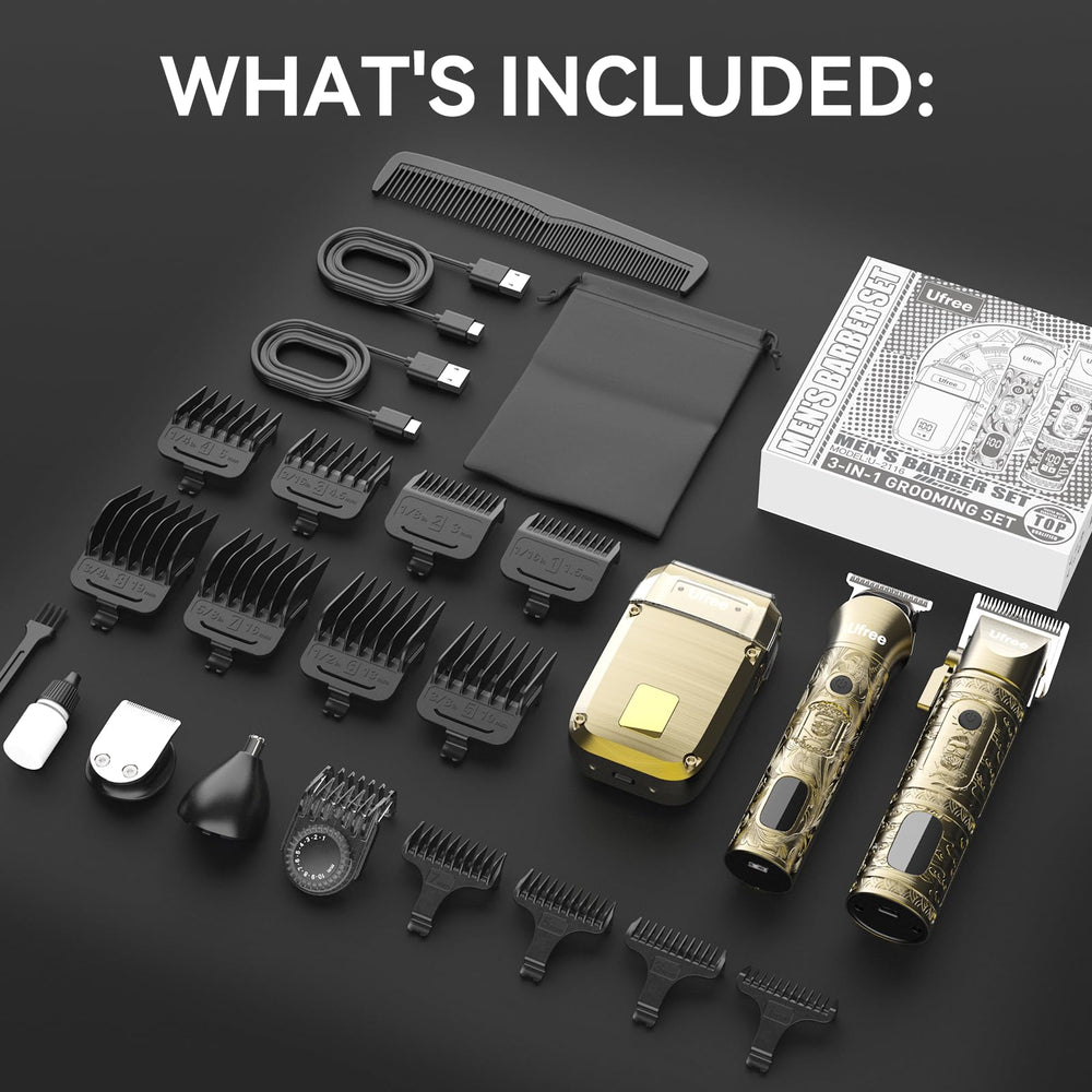 Ufree kit regalo cuidado personal ideal para hombres.