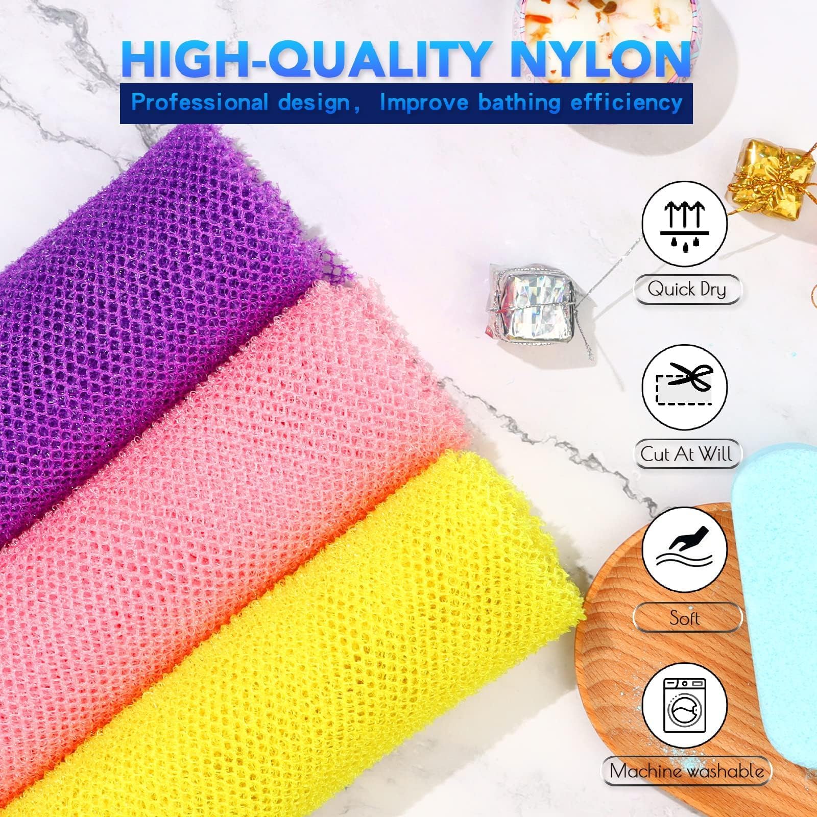 Material nailon seguro y duradero para uso prolongado