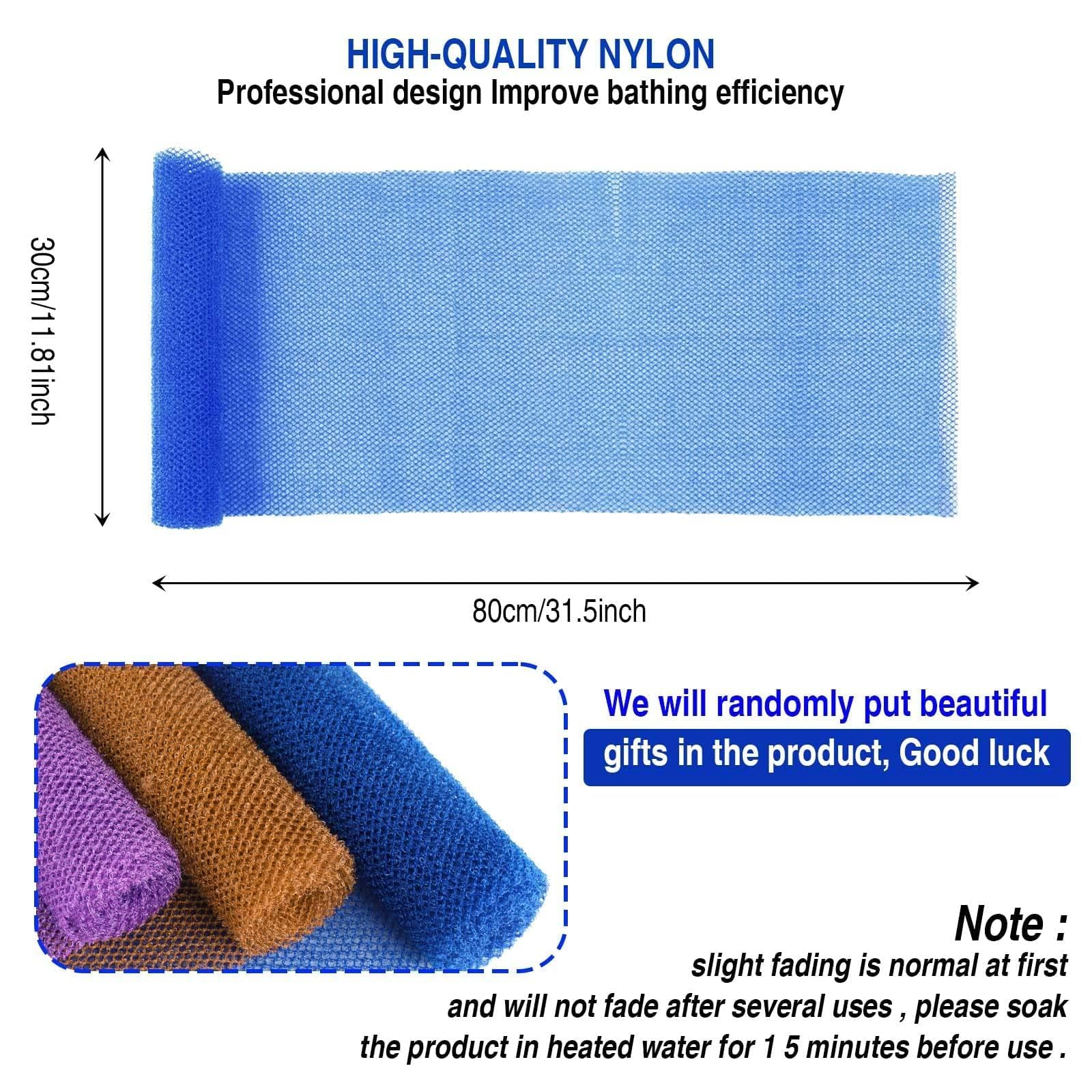 Esponja corporal de nylon UJFQBH, material resistente y poroso para espuma rica.