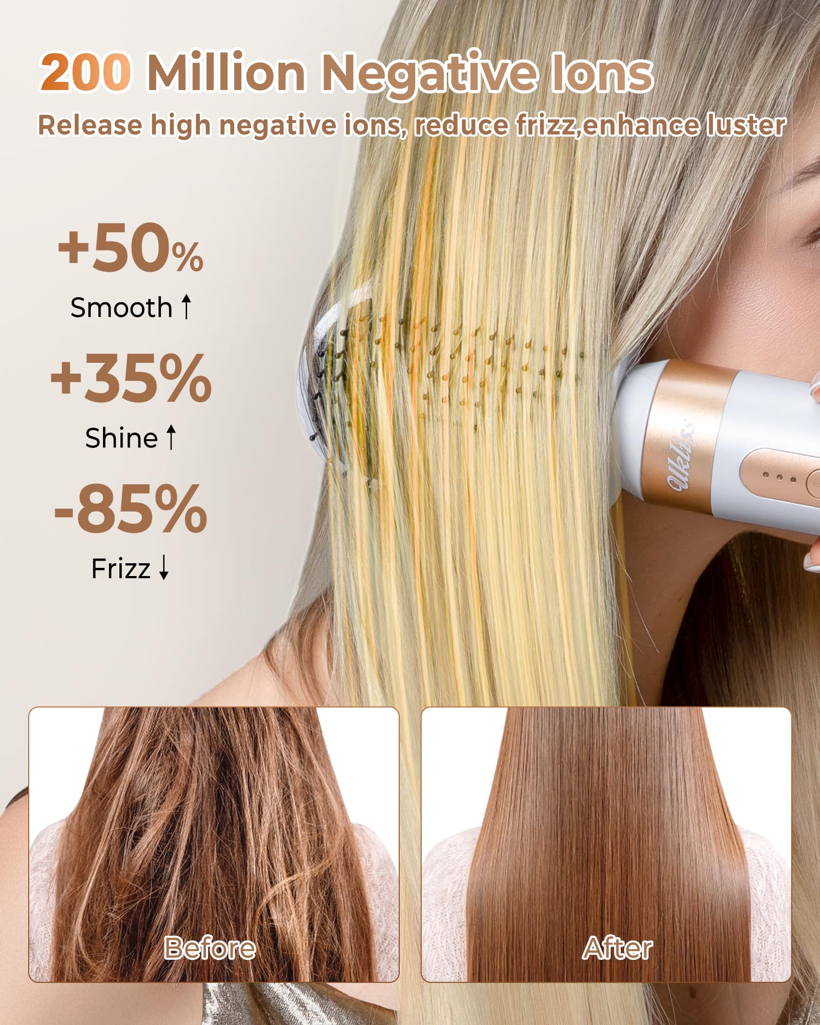 UKLISS accesorio para volumen que levanta la raíz con suavidad.