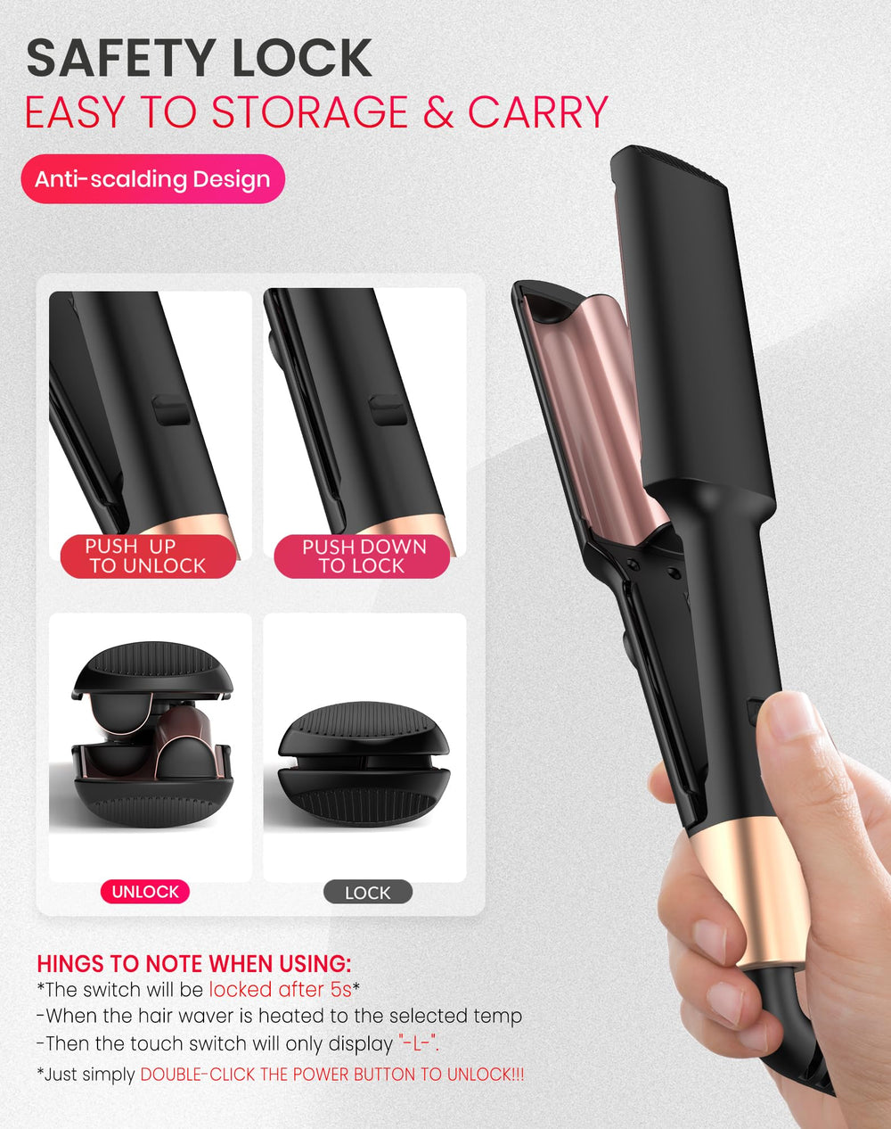 UKLISS Mini Waver Caja regalo elegante y lista para obsequio
