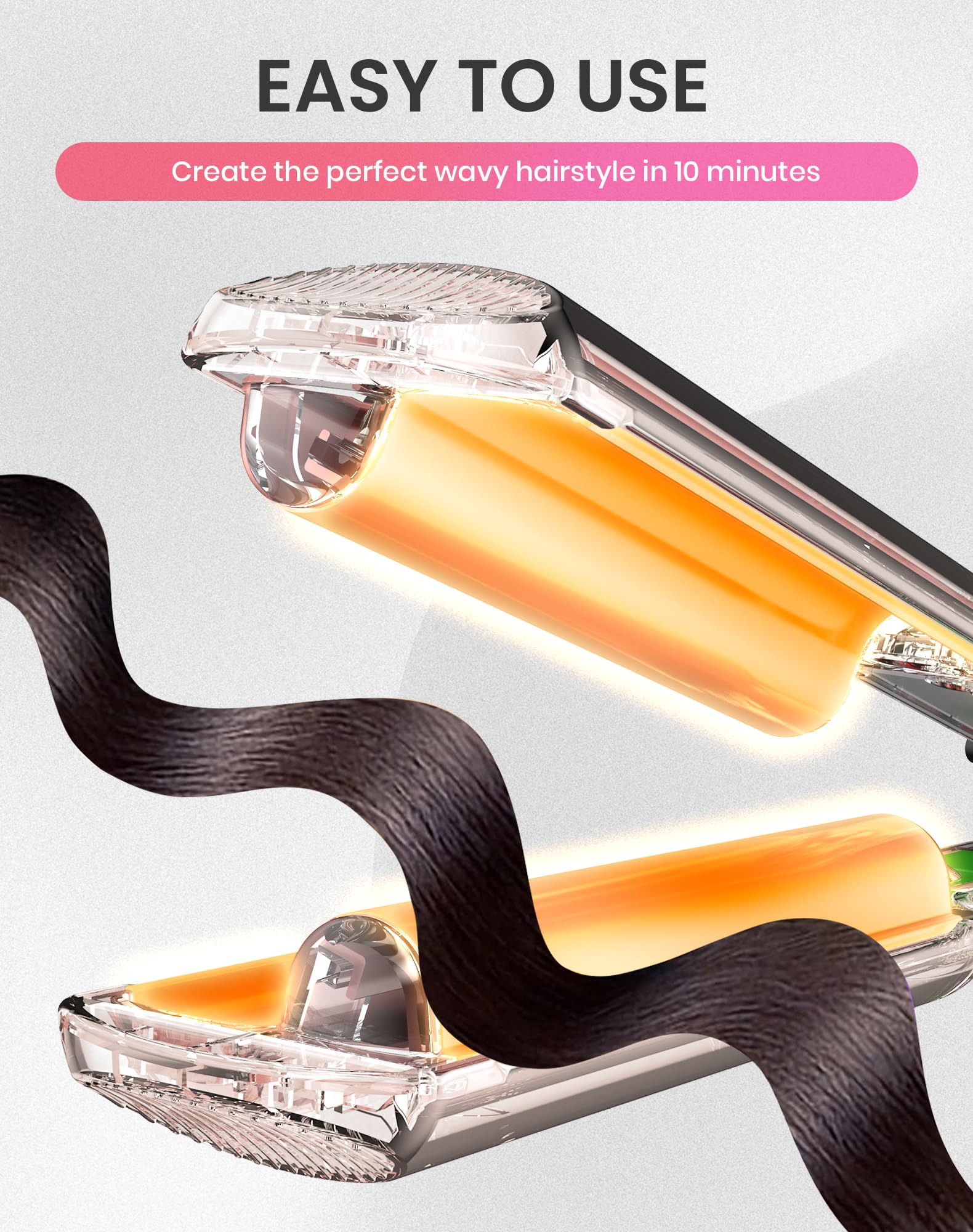 UKLISS Mini Waver Compacto para uso diario y viajes