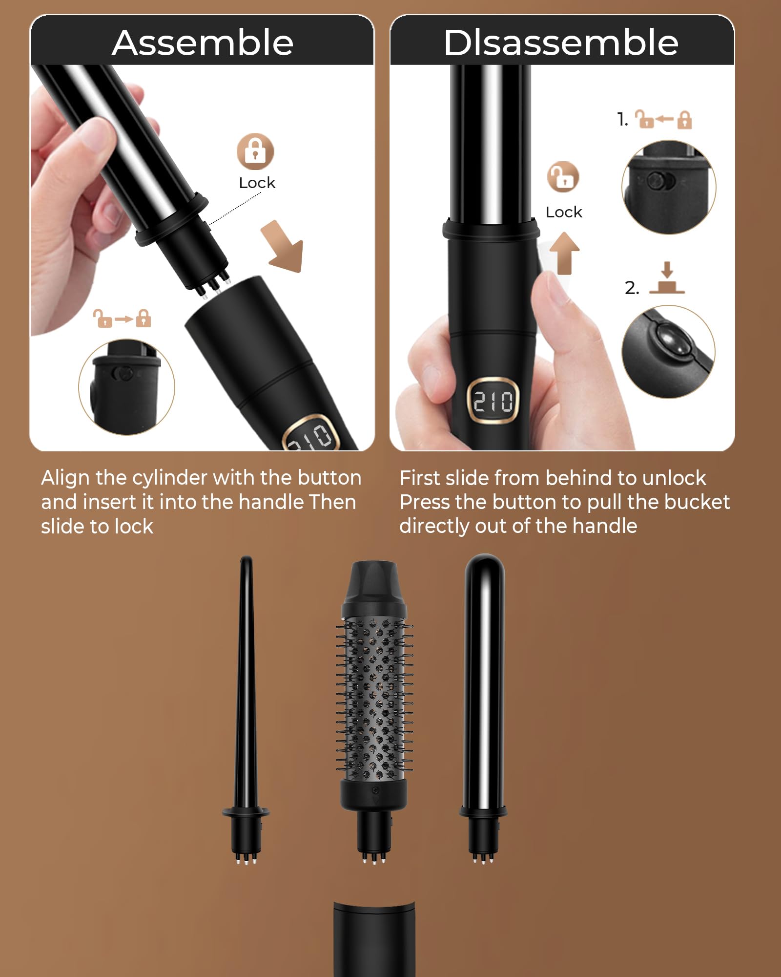 UKLISS pantalla de cristal líquido para control de temperatura claro.