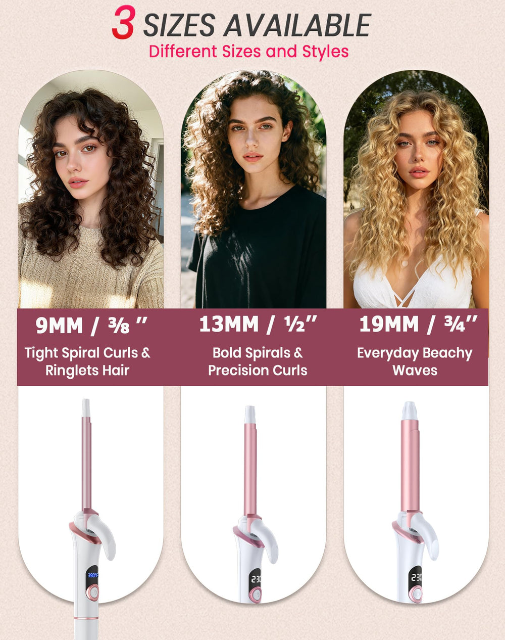 UKLISS rizador con adaptador UK EU incluido para uso global.