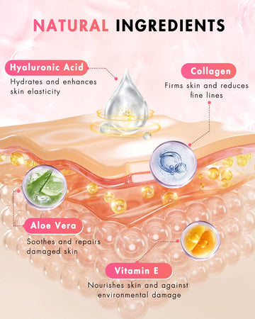 UKVOA ingredientes aloe hialurónico colágeno para la piel