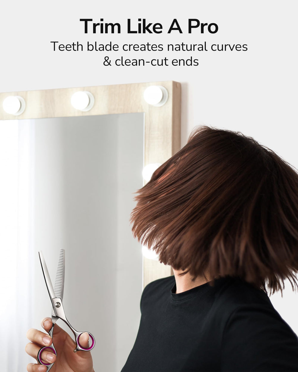 ULG 2.5 inch cutting blades enable precise texturizing and controlled thinning