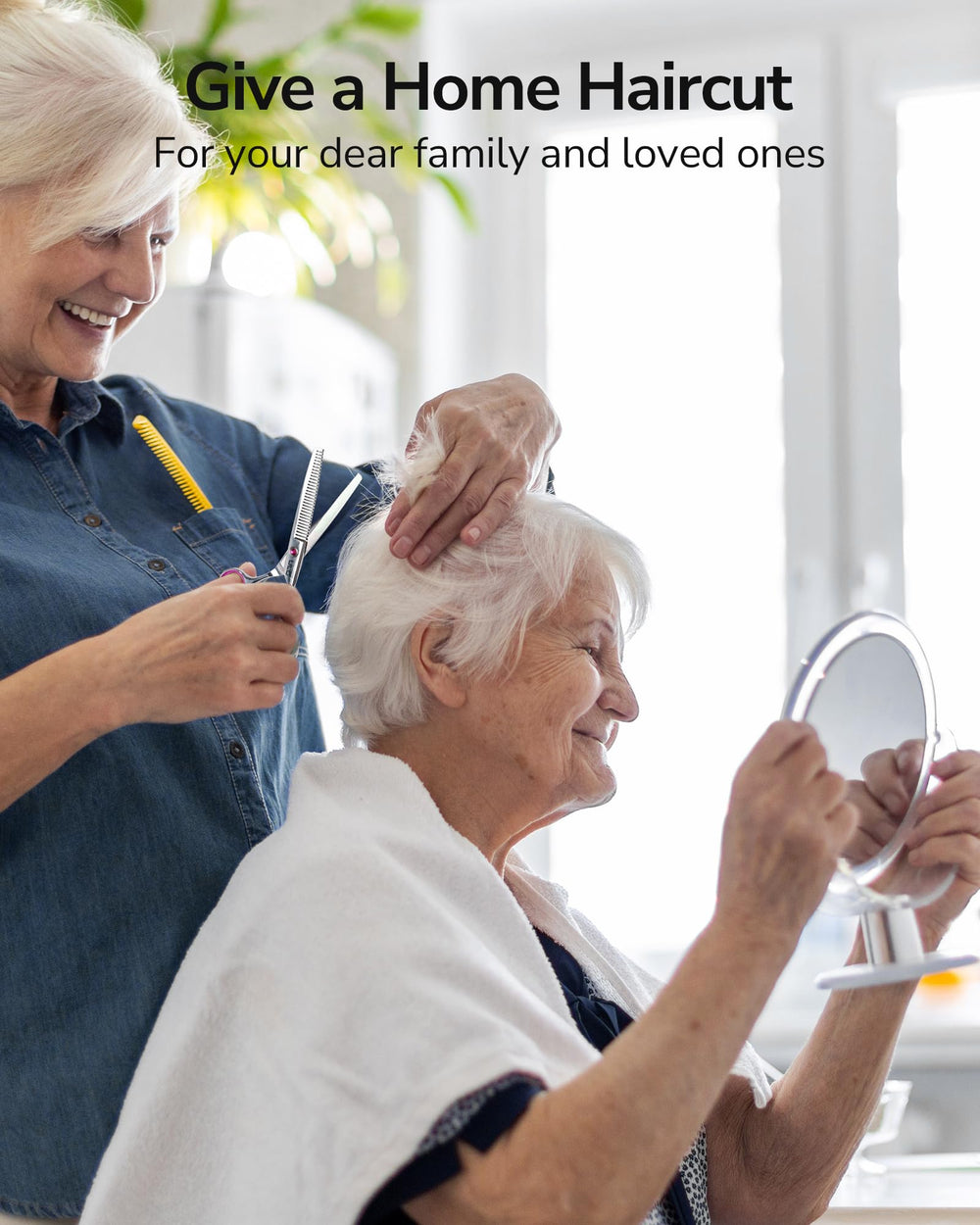 ULG thinning scissors with mirror polish finish and premium look during styling