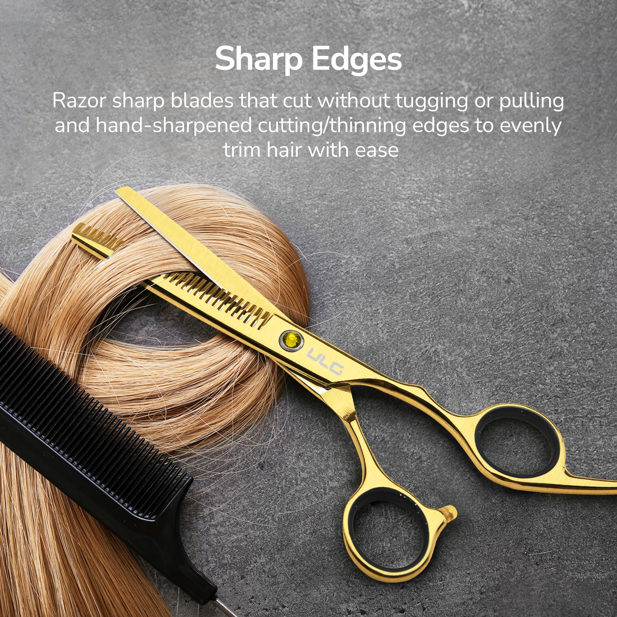 ULG Japanese stainless steel blades deliver clean, reliable cuts.