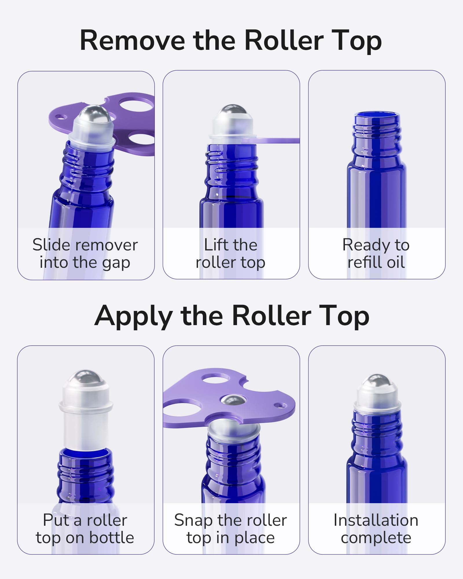 ULG set completo 48 botellas 10 ml con accesorios organizados