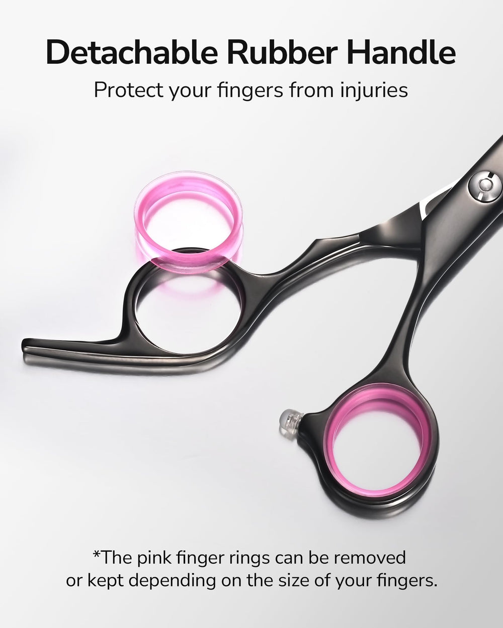 Tijeras ULG con agarre offset ergonómico reducen tensión.