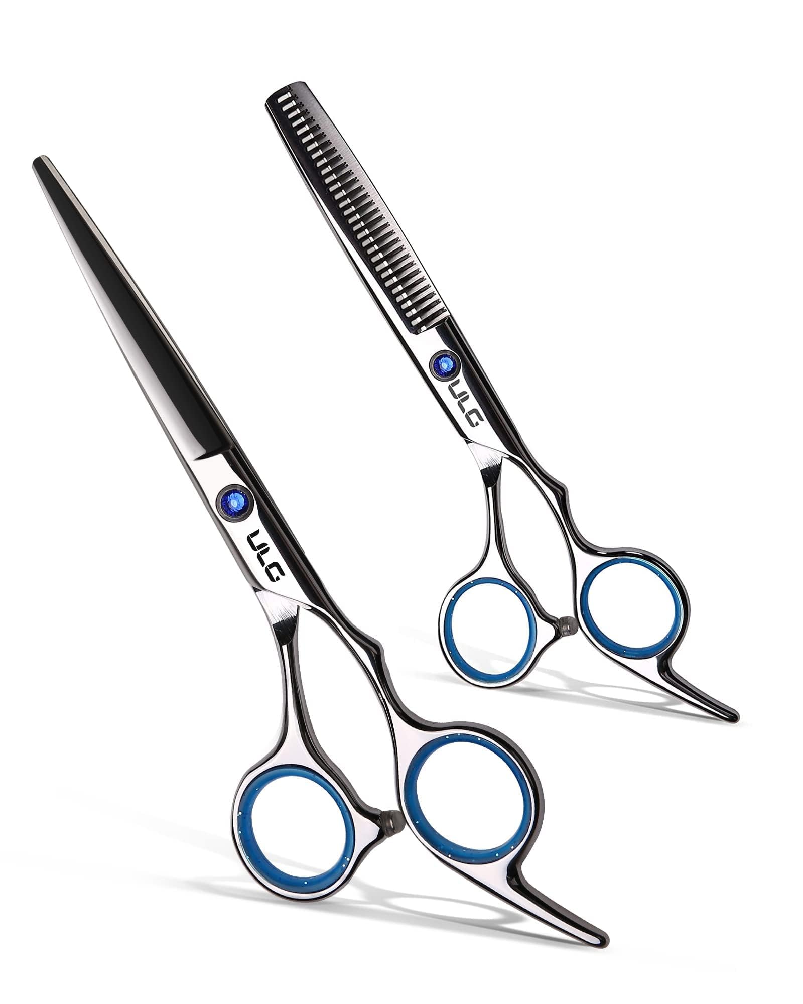 ULG tijeras corte cabello 6,5 pulgadas, filo limpio para cortes precisos