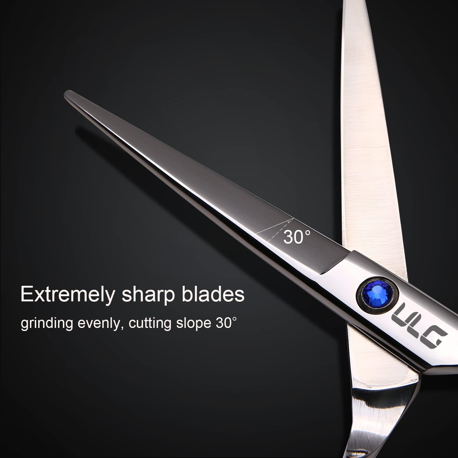 Tijeras ULG versátiles para hombres y mujeres con corte seguro y cómodo.