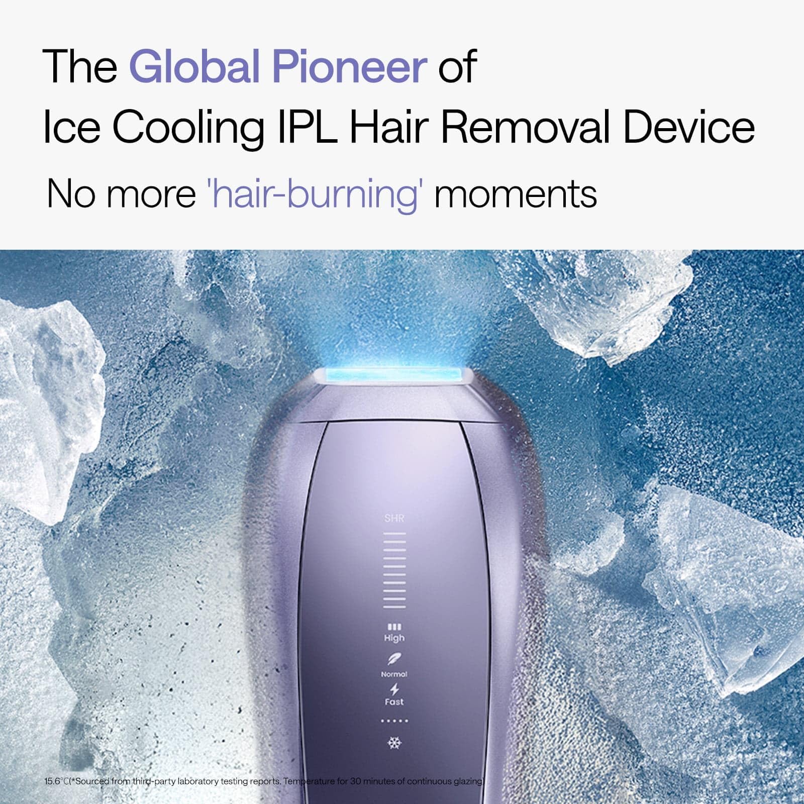 Ulike Air 10 IPL con tecnología de enfriamiento por hielo y zafiro para sesiones más cómodas.