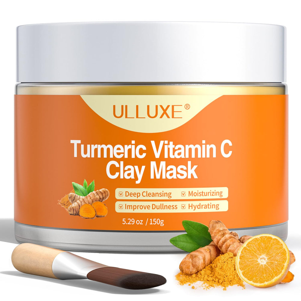 ulluxe at-home spa experience with turmeric mask invites pampering routine.