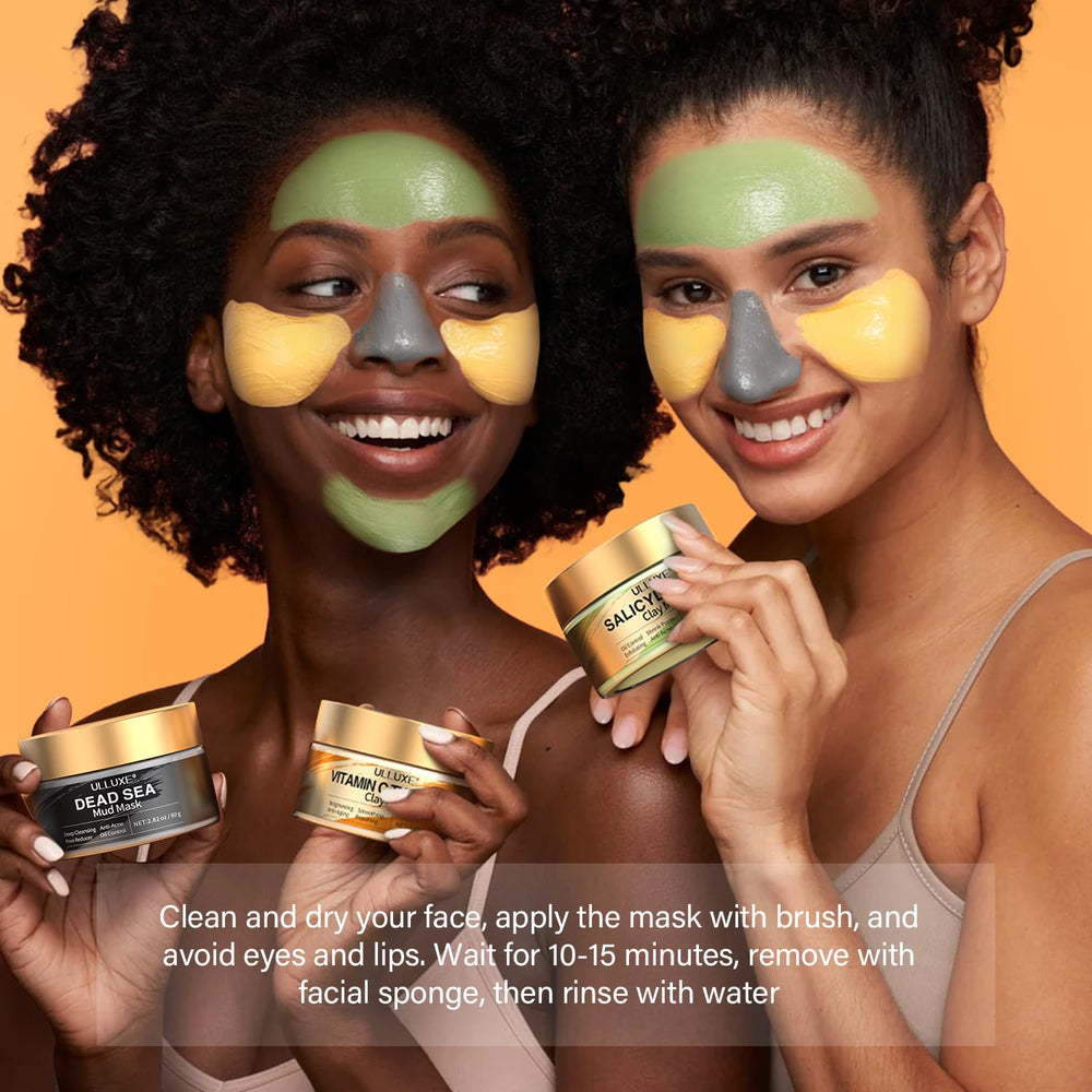 Kit regalo ulluxe: set de cuidado facial práctico para mujeres.