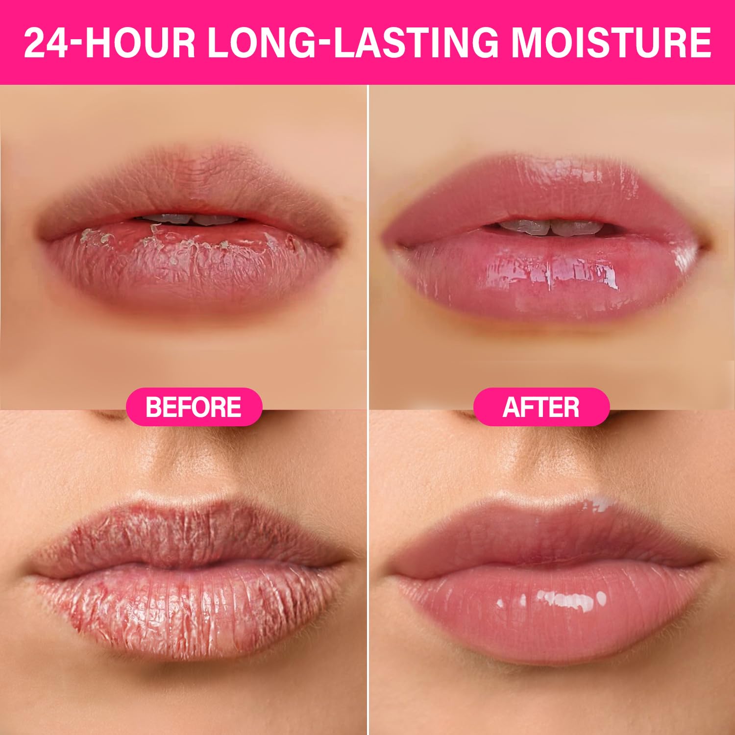 La máscara ulluxe Uva nutre y calma labios secos al dormir.