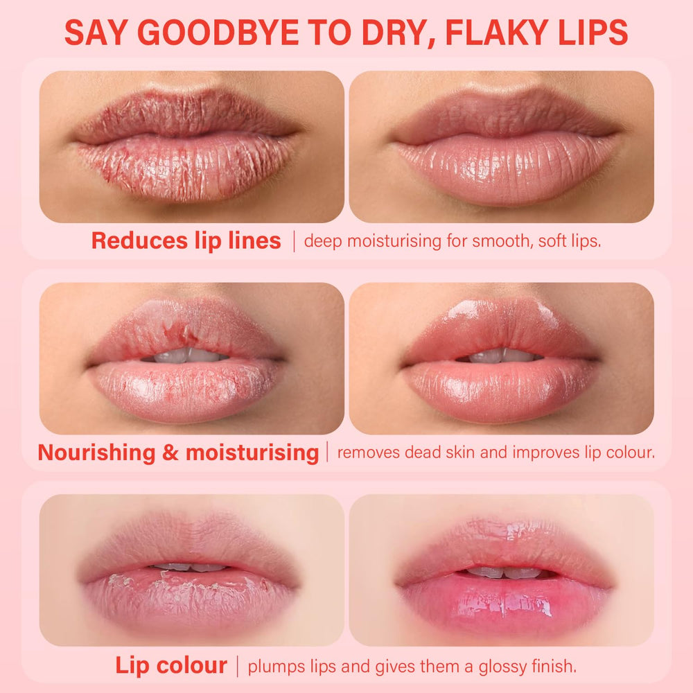 Mascarilla labial ulluxe coco, sensación tropical e hidratación profunda.