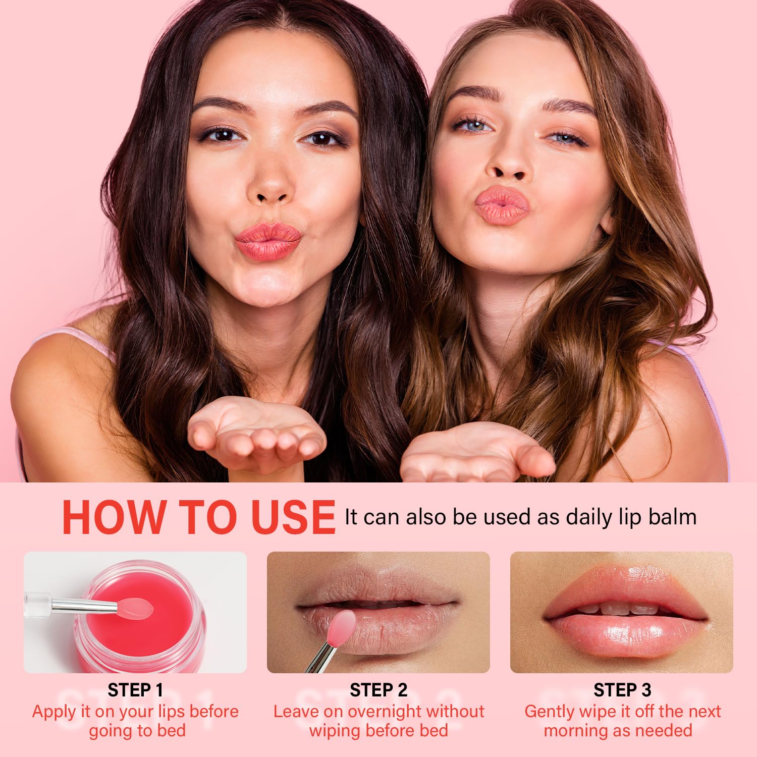 Regalo ideal ulluxe set mascarillas labiales para ocasiones especiales.