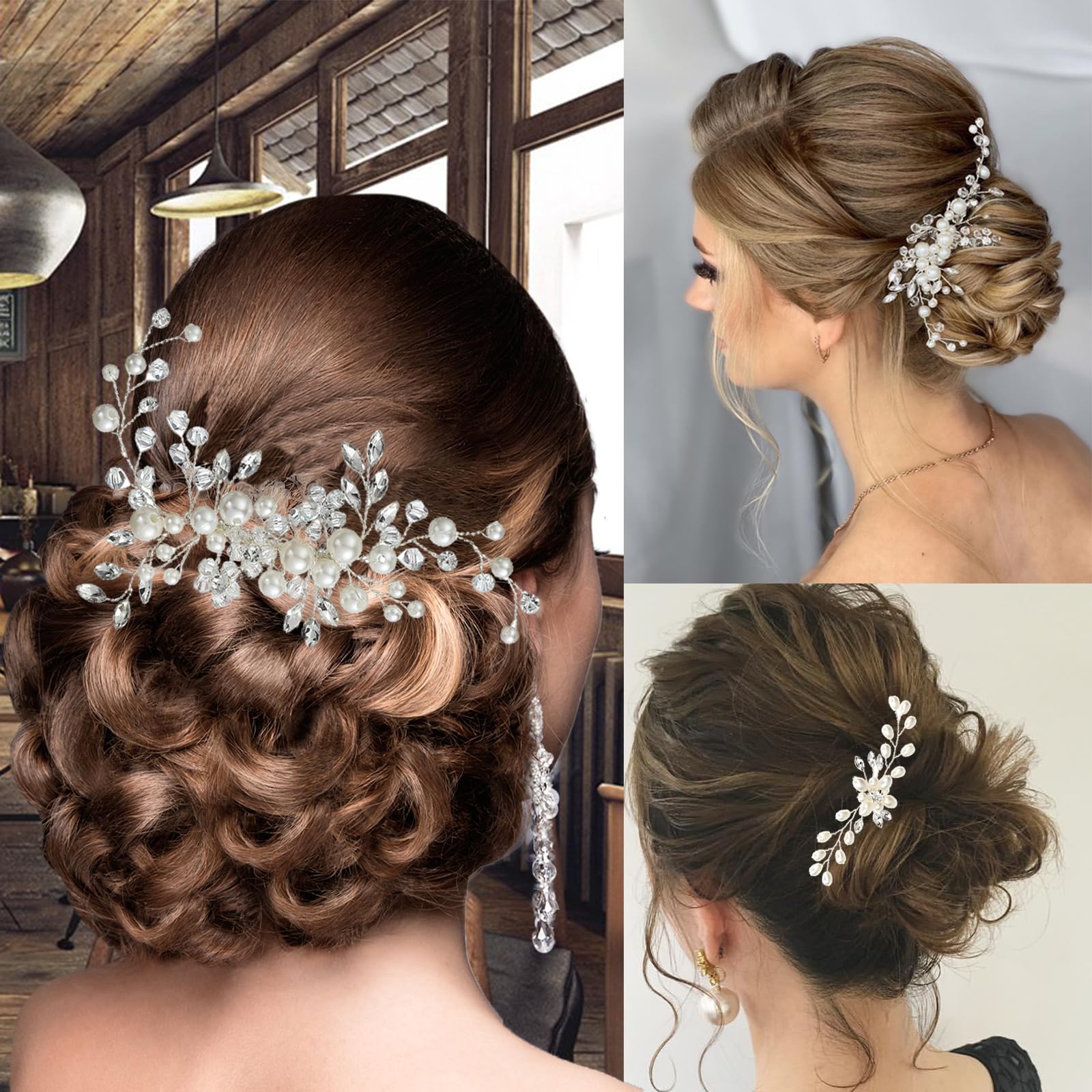ULTIMUTE accesorio de cabello para novia, brilla en fotos