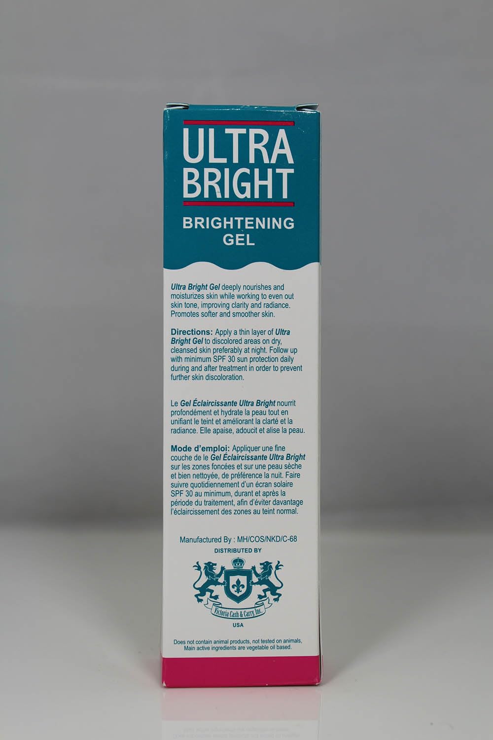 ULTRA BRIGHT Gel aplicación nocturna ayuda a mejorar la claridad de la piel.