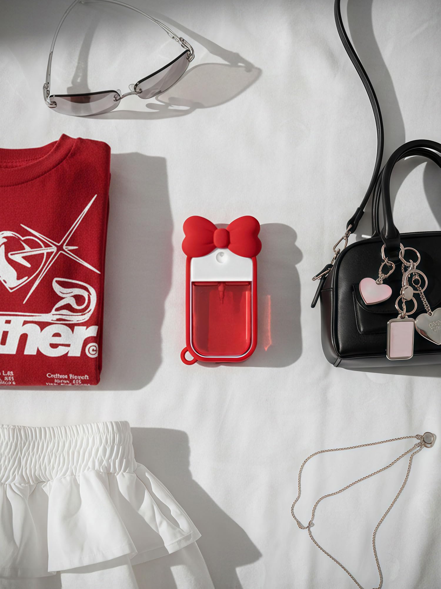 ULTRASKINX accesorio-lazo silicona, diseño elegante, protege el sanitizante de polvo.